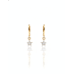Brinco tranqueta estrela zirconia 5x5